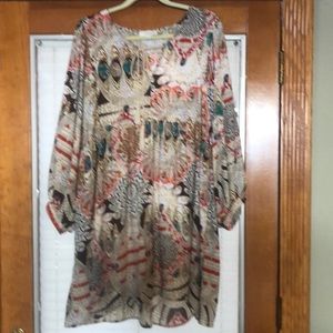 Umgee baby doll blouse